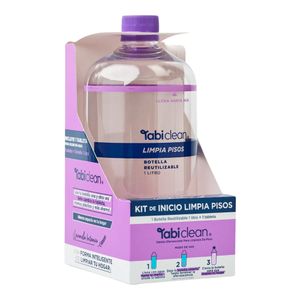 Kit inicio TABI CLEAN limpia pisos +1 tableta rinde 1000 ml