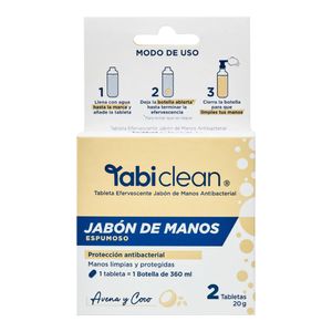 Jabón de manos TABI CLEAN repuesto x2 tabletas