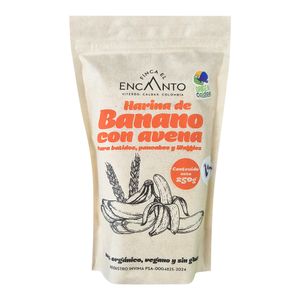 Harina FINCA EL ENCANTO banano y avena x250 g
