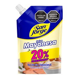 Mayonesa SAN JORGE 20% x380 g