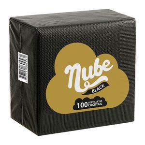 Servilletas NUBE negra x100 unds