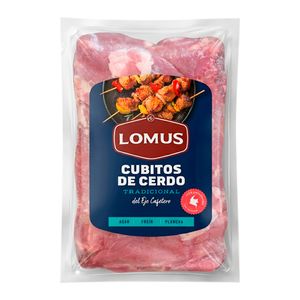 Lomo de cerdo LOMUS en cubitos x500 g