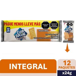 Galletas CLUB SOCIAL integral x288 g