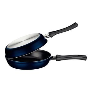 Omeletera doble TRAMONTINA loreto azul x20 cm