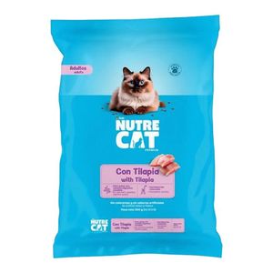 Alimento para gato NUTRECAT premium tilapia x500 g