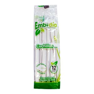 Cuchillo desechable EMBIDIA 16 cm x12 unds