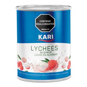 Lychees KARI enteros en almíbar x230 g