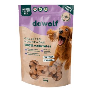Galletas para perro DOWOLF cordero y menta x200 g