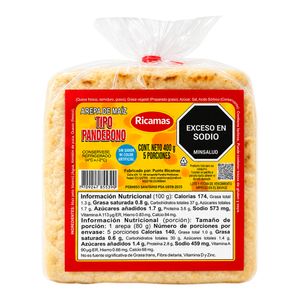 Arepa RICAMAS pandebono 5 unds x400 g