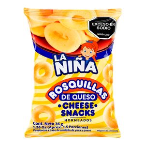 Rosquillas LA NIÑA cheese x36 g