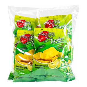 Snack AREPITAS TOSTADITAS limón 10 unds x30 g c/u