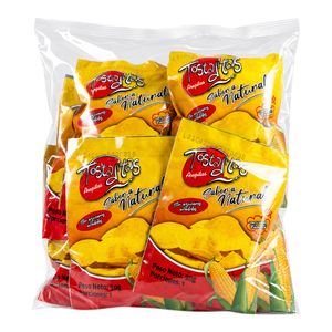 Snack AREPITAS TOSTADITAS natural 10 unds x30 g c/u