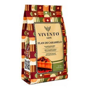 Café VIVENTO flan caramelo molido x340 g