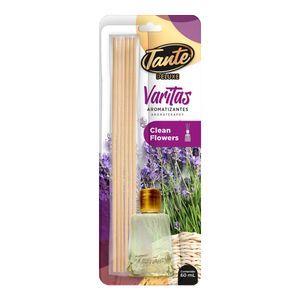 Ambientador TANTE varitas clean flower x60 ml