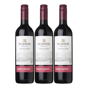 Vino NORTON cabernet sauvignon x750 ml 2x3