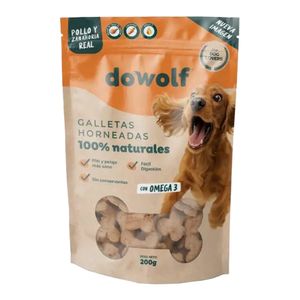 Galletas para perro DOWOLF pollo y zanahoria x200 g