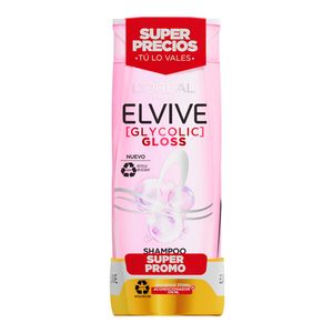 Shampoo ELVIVE glycolic x370 ml + acondicionador x370 ml