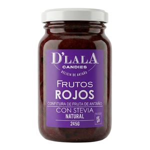 Confitura D'LALA candies frutos rojos con estevia x245 g