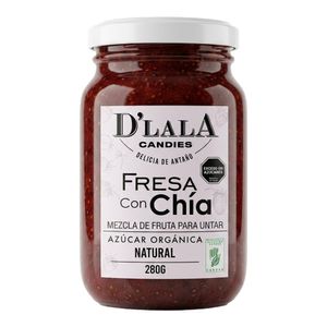 Mezcla D'LALA candies fresa con chía x280 g