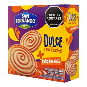 Combo SAN FERNANDO dulce de leche x250 g + obleas x352 g