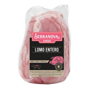 Lomo de cerdo SERRANOVA bloque x1000 g