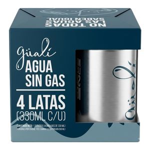 Agua GÜALÍ 4 unds x330 ml c/u