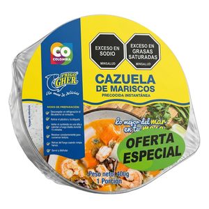 Cazuela mariscos FRIGOGHER 2 unds x400 g c/u