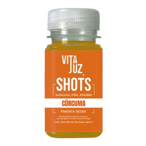 Shot VITAJUZ curcuma manzana piña y pimienta x100 ml