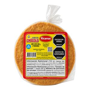 Arepa de chócolo RICAMAS 5 unds x300 g