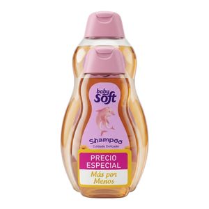 Shampoo BABY SOFT cuidado delicado x400 ml + 200 ml