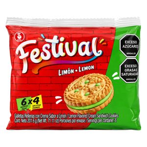 Galletas FESTIVAL limón x201,6 g