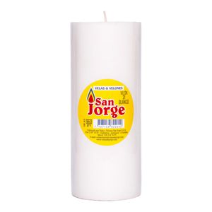 Velón SAN JORGE blanco #21
