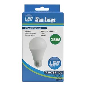 Bombillo SAN JORGE led a60 15w 73078f-dl