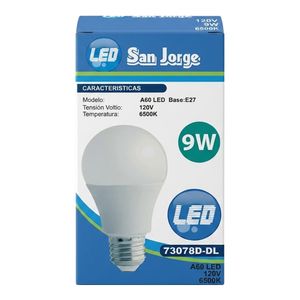Bombillo SAN JORGE led a60 9w 73078d-dl