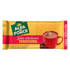 Chocolate ALBA DEL FONCE tradicional x250 g
