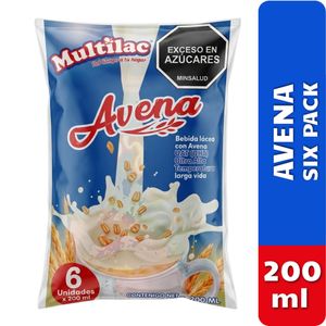 Avena MULTILAC 6 unds x200 ml c/u