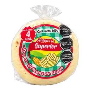 Arepa AREPAS LA SUPERIOR queso x500 g