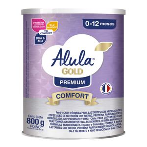Fórmula infantil ALULA GOLD 0 - 12 meses premium comfort x800 g