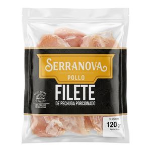 Filete SERRANOVA de pechuga 10 unds x120 g c/u