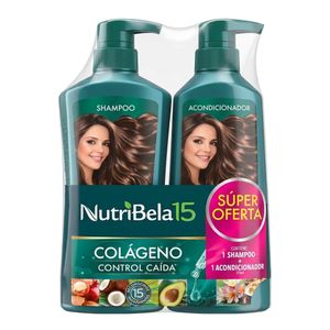 Shampoo NUTRIBELA colágeno x400 ml + acondicionador x370 ml