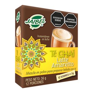 Té chai JAIBEL latte amaretto x36 g