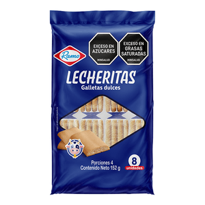 Galletas RAMO lecheritas 8 unds x19 g c/u