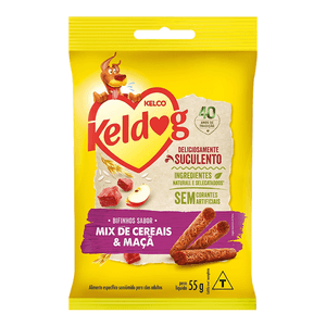 Snack KELDOG mix de cereales y manzana x55 g