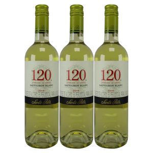 Vino SANTA RITA 120 sauvignon blanco x750 ml 2x3