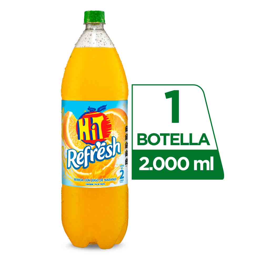 Bebida Hit 2lt Duo Jugo Naranja Mercaldas