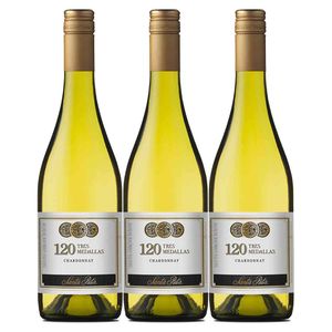 Oferta vino SANTA RITA 3 medallas chardonay x750 ml 2x3