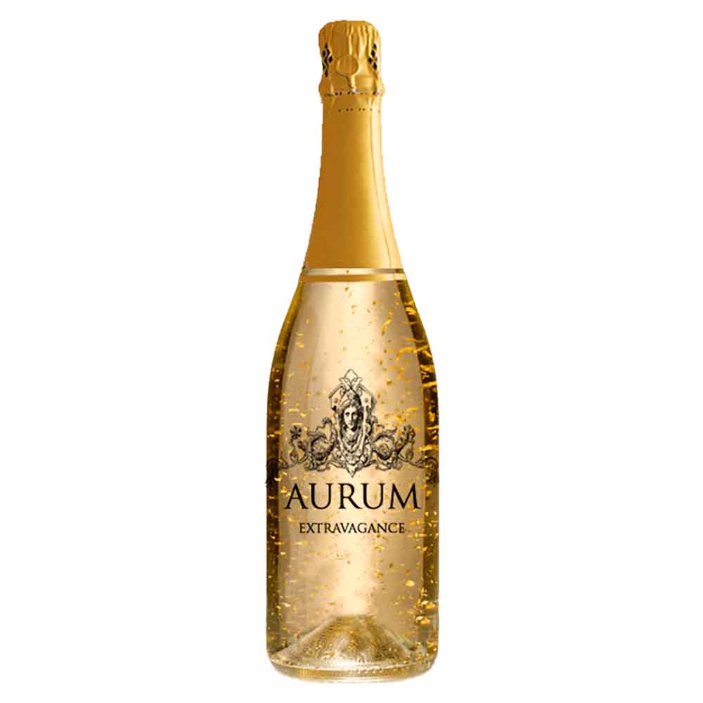 Vino espumoso aurum extravagance oro 24K - mercaldas
