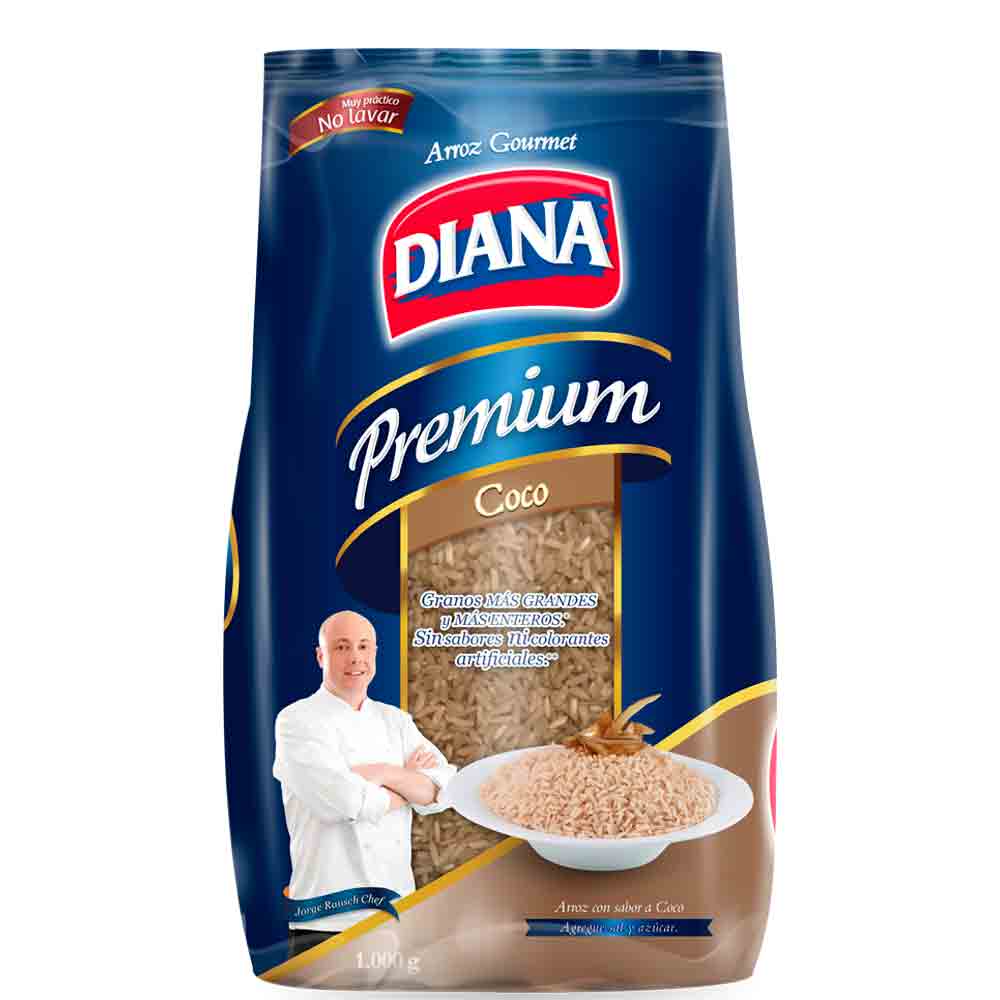 Arroz DIANA premium coco x1000 g - Mercaldas