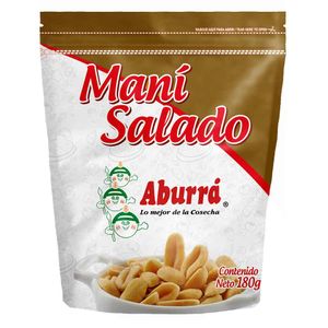 Maní ABURRA salado x180 g