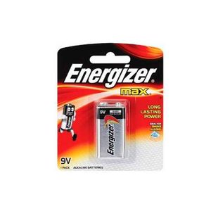 Pila ENERGIZER max cuadrada 9v unidad